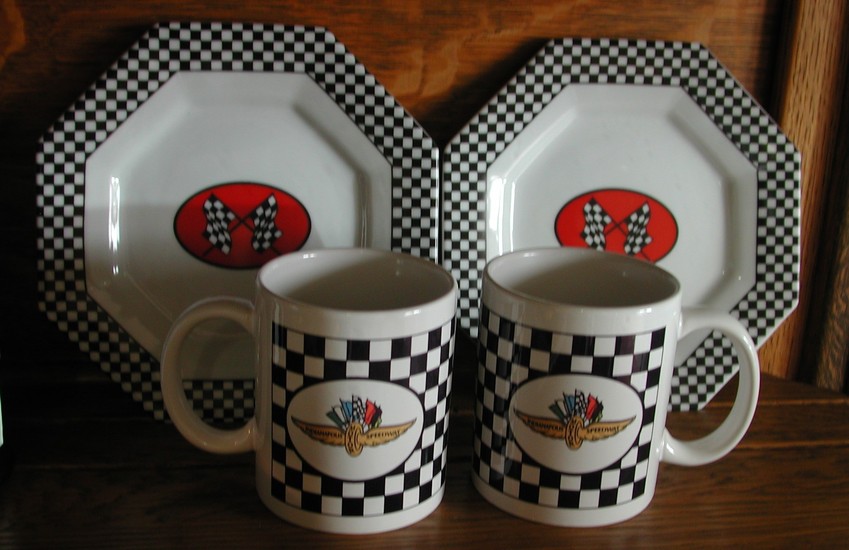 Custom Race Mugs and Plates